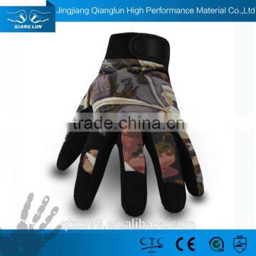 QL professional design anti vibration synthetic leather gloves china manufacture