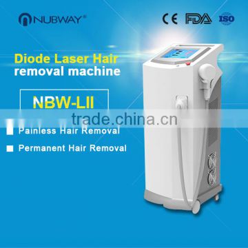 Super strong power!!!! 808nm diode laser hair removal from nubway permanent hair removal