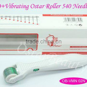 (OEM manufacturer) vibrating photon derma roller needle roller for skin