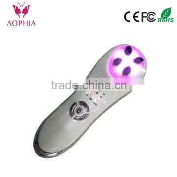 best price portable facial beauty care device Red light RF beauty device EMS & Led light therapy