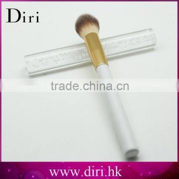 Pro soft white handle premium flat liquid foundation brush for face makeup