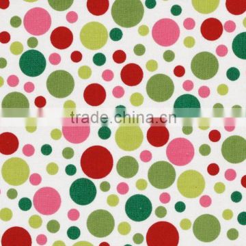 suppliers of cotton multi color dot print fabrics