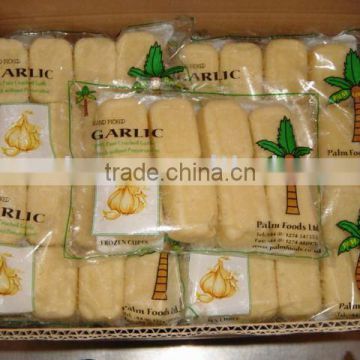 Frozen garlic puree tablets