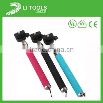 New Design Stainless Steel With Color Custom Extendable Selfie Stick photo-2