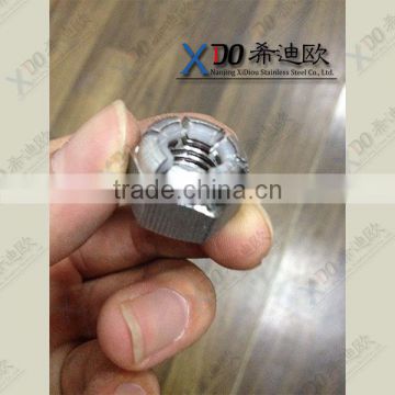 724L(316Lmod) stainless steel self-locking hex nut