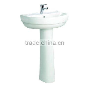 Cheap price for white color pedestal basin