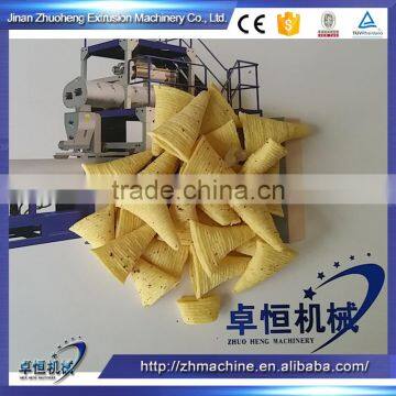 Extruded Fried Wheat Pellets Bugles Making Machine/3D Flour Bugles Chips Production Line photo-3