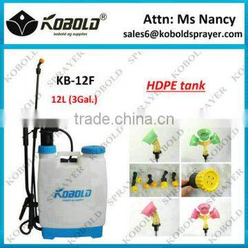 (KB-12F) KOBOLD 12L Knapsack Sprayer Manual Hand Pressure Agricultural Sprayer