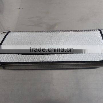 Foldable Sun Plain Car Visor PE Bubble Aluminum Foil With 2 Elastic Bands for Better Storage photo-2