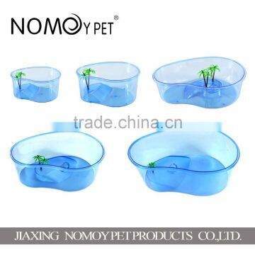 Nomo high quality plastic blue tank for pet reptile turtle fish