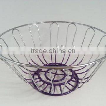 Powder Coating/Chrome Plating/PVC Coating Metal Fruit Busket photo-6