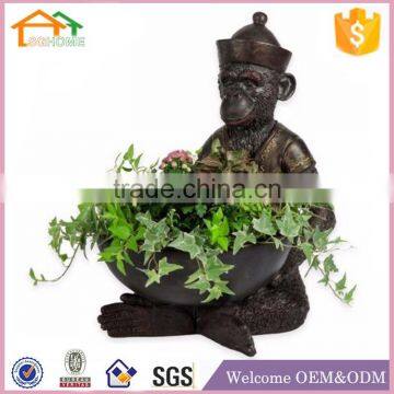 Factory Custom made best home decoration gift polyresin resin garden fairy plant