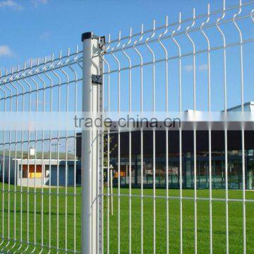 White Vinyl Coated Welded Wire Fence for garden