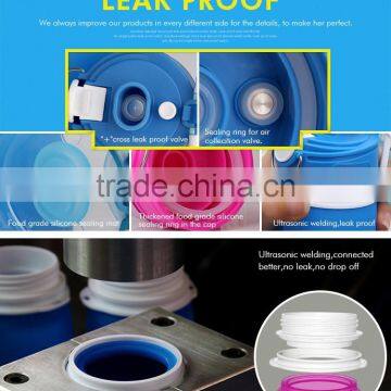 750ml Soft Sport Collapsible Silicone Water Bottles photo-4