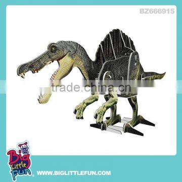 Wind up toy 3d dinosaur puzzle