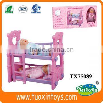 doll bunk bed, reborn baby doll cribs and beds