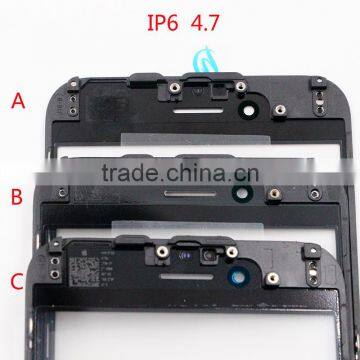 3 in 1 Pre-Assembled Front Glass With Frame With OCA Film For IPhone Close to Original Green Film Glass photo-3