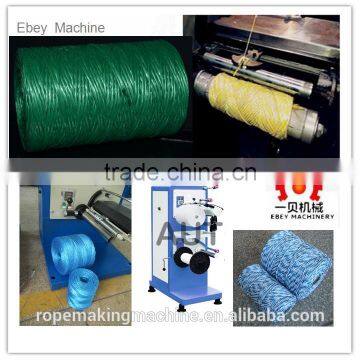 Plastic rope string cord yarn cotton twine spooling winding machine