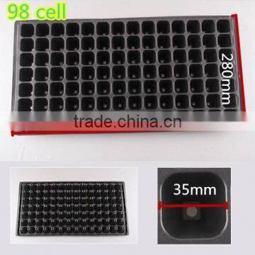 50 Cell, 98 Cell Rectangle Plastic Hole Plug Seed Growing Tray photo-3