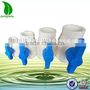 CPVC ball valve in single union for hot cold water supply