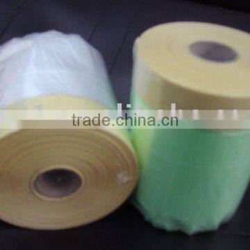 Paintable Pretaped Masking Film