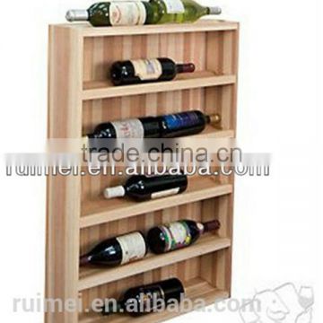 Multi-tier Free-standing Wooden Wine Bottle Holder