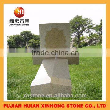 Cemetery Ornaments Granite Red Heart Shaped Tombstones photo-3