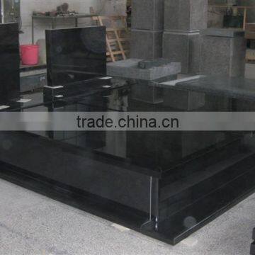 Cheap balck granite tombstone