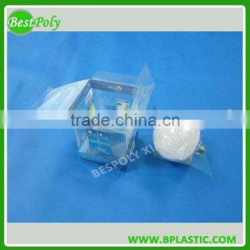 Plastic box blister packaging for LED bulbs