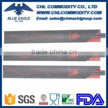Innovation plastic chopstick with paper sleeve