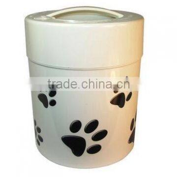 Plastic Pet Food Container, 2017 Wholesale Round Pet Food Bucket photo-2
