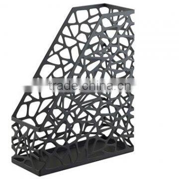 Metal Nest File Stand Magazine Holder Black photo-2
