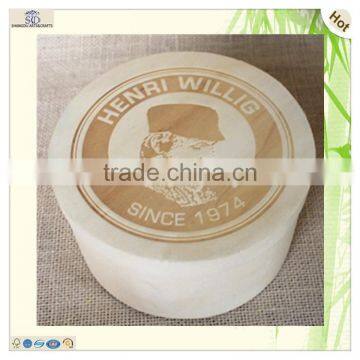 Food Pies Packaging Holder Unfinished Wood Veneer Box photo-2