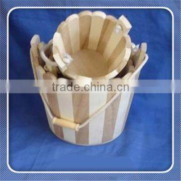 Unfinished Custom Small Wooden Barrel Decoration photo-3