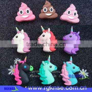 2016 Innovative Unicorn Emoji Powerbank Mobile Cartoon Cute Power Bank Charger Unicorn Poop OEM Gift Fashion photo-5