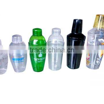 20oz Plastic Cocktail Shaker With Cover and Strainers photo-6