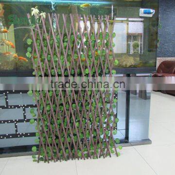 Beautiful artificial hedge fencing wholesale silk flowers decorative garden in china