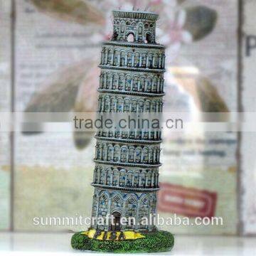 Resin Leaning Tower of Pisa Italy Miniature Building Model photo-2