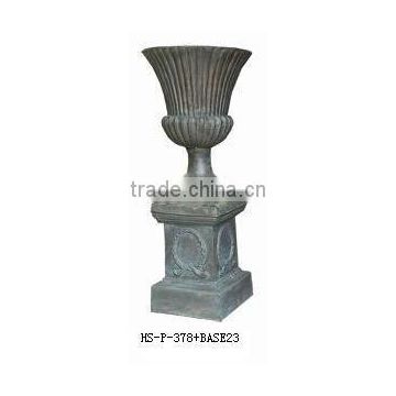 public cast iron flower pot / planter pots