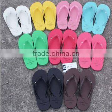 promotional high quality and cheap price EVA Ladies' fashion flip flop with your logo