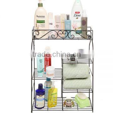 5 Tier Free Standing Storage Rack Kitchen Bathroom Organizer Shelf photo-3
