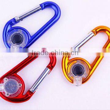 Carabiner shaped flashlight