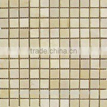 High Quality Natural Gold Mosaic Tile For Bathroom/Flooring/Wall etc & Mosaic Tiles On Sale With Low Price