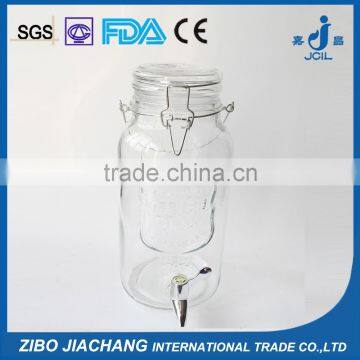 High Quality Glass Beverage Dispenser for Ice Cold Drinking