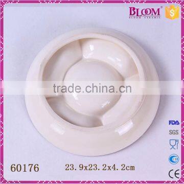 Cramic Decal Desgin Round Decoration Hone Candy Tray photo-3