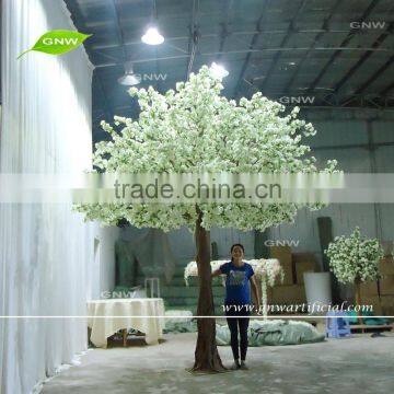 GNW BLS034-2 Artificial Magnolia Tree Silk Flowers With Fiberglass Stand For Sale photo-2