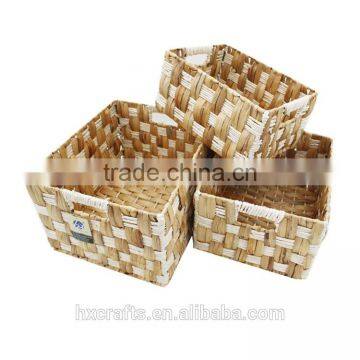 Hot Sell Set Of 3 Brown Rattique Storage Baskets photo-2