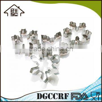 Snowflake Cookie Cutter Mold With Brightly Colored, Durable photo-2