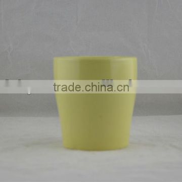 yellow Ceramic flower pot