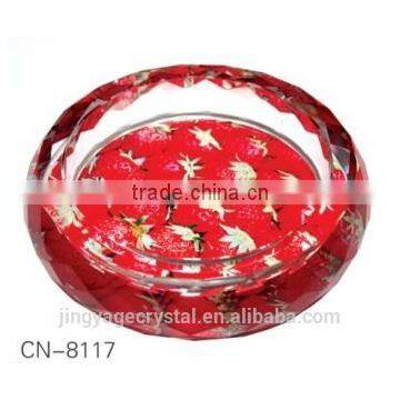 2016 Charming Crystal ashtrays for souvenir gifts favors